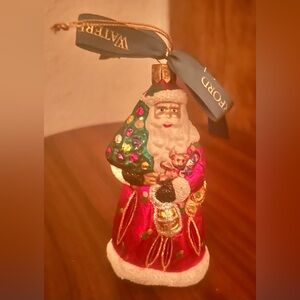 Waterford Holiday Heirlooms Santa, 2nd Edition Christmas ornament!